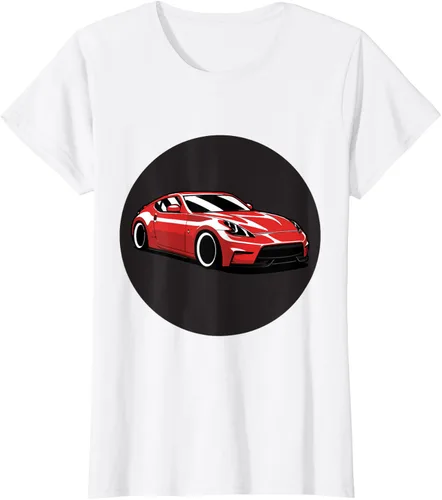 Vista 15 de 370z Car Retro Design Sport Camiseta, Blanco