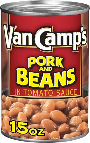 Vista 7 de Van Camp's Frijoles con Cerdo, Frijoles Enlatados, 15 oz