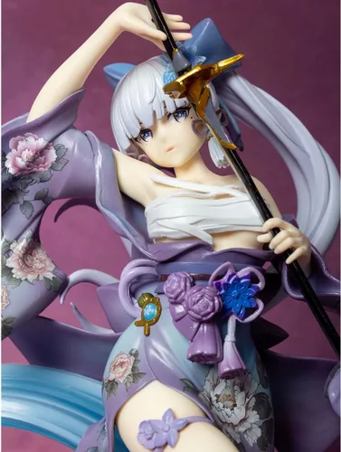 Vista 9 de Kamizato Ayaka Figura Kimono Japonés 28CM 1/7 PVC Anime Juego Modelo de Personaje