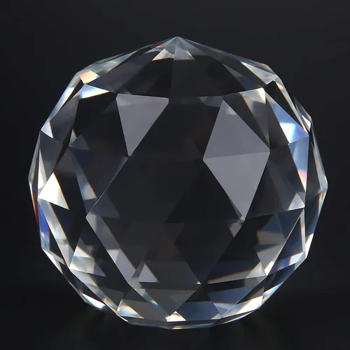 Vista 7 de HEEPDD Bola atrapasoles de cristal de cristal, globo de prisma transparente, pisapapeles arcoíris para decoración de ventanas del hogar, 2.36