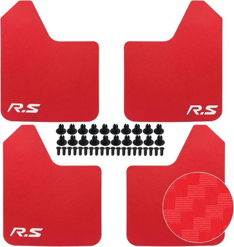 Vista 15 de XUKEY 2 piezas de protectores de salpicaduras universales negros para coche, SUV, furgoneta, hatchback, UTV, ATV, delanteros y traseros, con 2