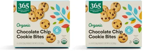 Vista 9 de 365 by Whole Foods Market, Bocaditos de galletas con chispas de chocolate orgánico, 6.3 onzas