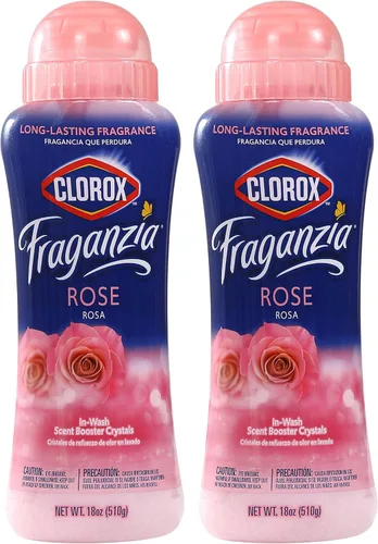 Vista 9 de Clorox Fraganzia Cristales Potenciadores de Aroma para Lavandería en Aroma de Madera de Cedro y Salvia - Perlas Perfumadas Frescas para el Lavado