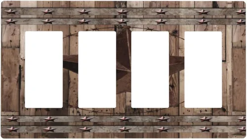 Vista 177 de Taupe Beige Marrón Gris Abstracto Arte 1-Banda Interruptor de Luz Doble de Recepción Placa de Pared Toma Cubiertas Eléctricas Decorativas Modernas