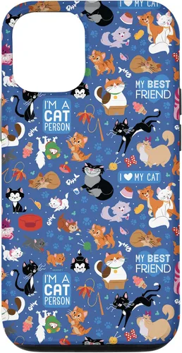 Vista 28 de Disney Carcasa para iPhone 17, diseño de gatos I Love My Cat