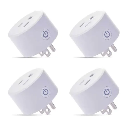 Vista 6 de Zigbee Enchufe inteligente, fácil configuración, funciona con SmartThings/Google Home, control de voz con Alexa, 10A, requiere concentrador, paquete