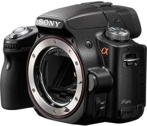 Vista 3 de Sony Cámara DSLR a55 con lente de zoom de 0.709-2.165 in