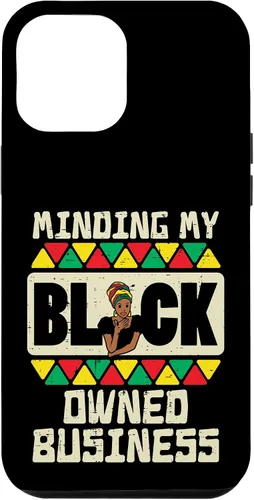 Vista 6 de Funda de regalo para iPhone 14 Minding My Black Business Pride BLM African Women CEO