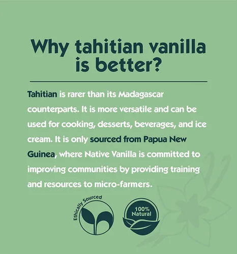 Vista 3 de Native Vanilla vainilla en polvo molida