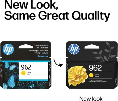 Vista 3 de HP Cartucho de tinta amarillo 962 Funciona con OfficeJet 9010, Pro 9010, 9020 Elegible para tinta instantánea 3HZ98AN