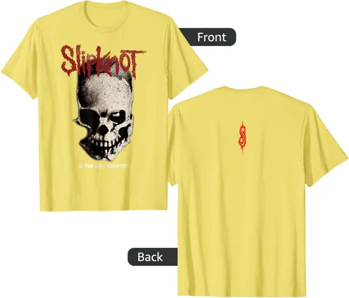 Vista 98 de Slipknot Tribal Calavera playera, niños 12, Rojo