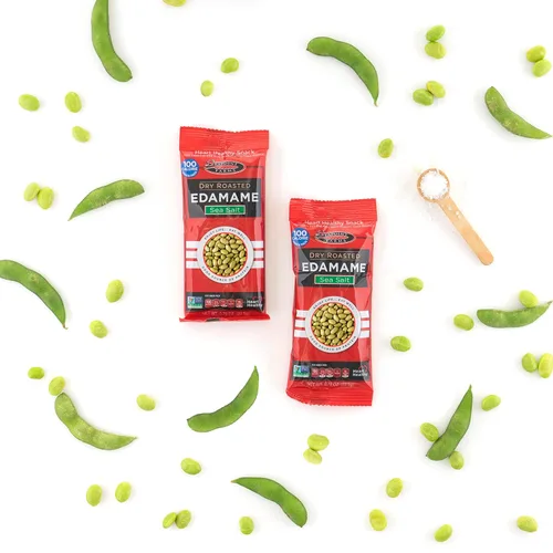 Vista 2 de Seapoint Farms - Edamame asado seco, bocadillo sin gluten, 4 onzas