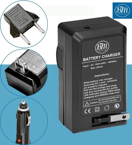 Vista 6 de BM Premium Paquete de 4 baterías LP-E6NH de alta capacidad y cargador de batería para Canon EOS R EOS R5 EOS R6 EOS R6 II EOS R7 EOS 90D EOS 60D EOS