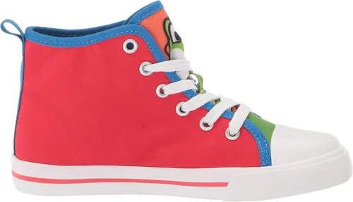 Vista 6 de SUPER MARIO Brothers Mario Luigi Nintendo - Zapatos deportivos de caña alta y con cordones para niños pequeños talla 7 a 12