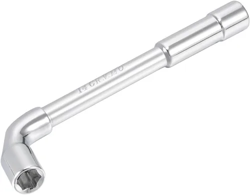 Vista 7 de uxcell Llave hexagonal en forma de L métrica de 0.236 in cromada, Cr-V
