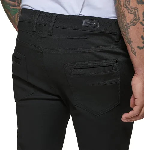 Vista 5 de Karl Lagerfeld Paris Pantalón de moto modal suave y elástico para hombre
