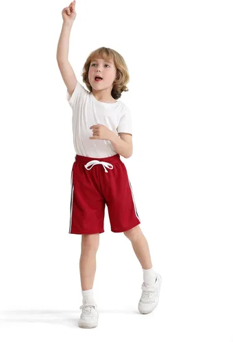 Vista 5 de Resinta Toddler Boys Shorts Boys Quick Dry Athletic Pull-On Shorts with Elastic Waist for Summer Playwear