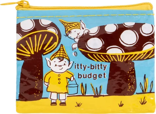 Vista 13 de Blue Q Coin Purse - Cute Coin Pouch for Men & Women, Small Pouch Organizer B-tches Haz cosas