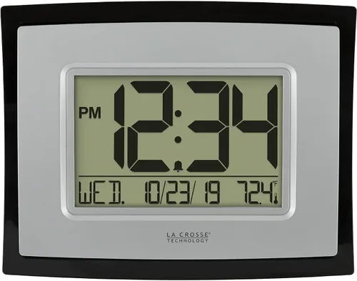 Vista 7 de La Crosse Technology WT-8002U-B-INT Reloj digital negro con temperatura
