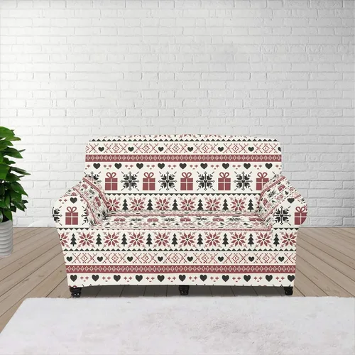 Vista 25 de Horeset Fundas elásticas para sofá con diseño de flores otoñales, lavables para sofá de 2 cojines, funda protectora para mascotas y perros