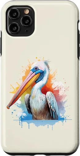 Vista 13 de iPhone 12/12 Pro Pelican Retrato de acuarela - Estuche para amantes de la naturaleza