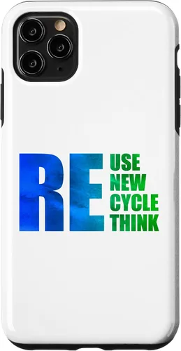 Vista 11 de iPhone 14 Reutilizar Renovar Reciclaje Repensar Salvar Día de la Tierra Klima Umwelt Case