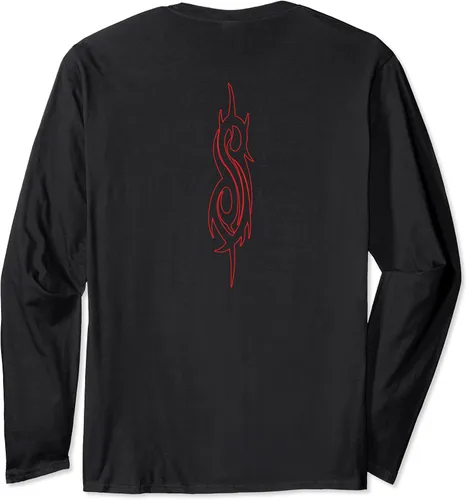 Vista 2 de Camiseta de manga larga oficial de Slipknot Self Titled, Negro