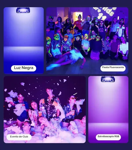 Vista 5 de KeoBin APP DJ Laser Lights Professional - Más de 200 animación RGB 3D