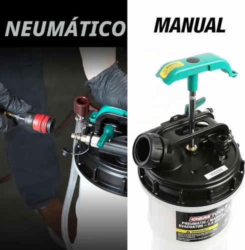 Vista 2 de OEMTOOLS 24937 Extractor de fluido neumático/manual, bomba extractora de aceite de 1.5 galones (6 litros), para refrigerante, transmisión y fluido