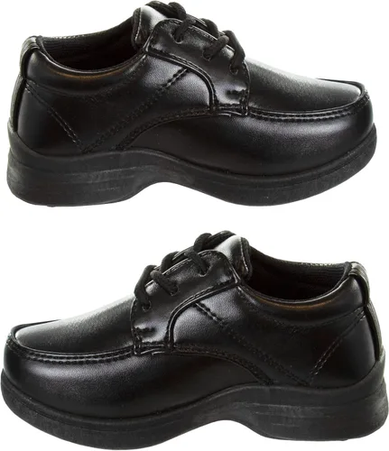 Vista 3 de French Toast Zapatos para niños - Zapatos Oxford para niños, uniforme escolar, mocasín, iglesia, zapatos de vestir sin cordones de piel sintética