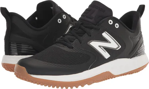 Vista 7 de New Balance Zapatos de sóftbol Fresh Foam Velo V3 para mujer, NegroBlanco, 6