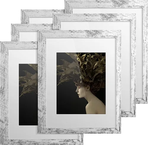 Vista 14 de TWING Juego de 6 portarretratos de fotos de 8 x 10 pulgadas, marco de collage de fotos para pared, galería de pared, juego de marcos de pared