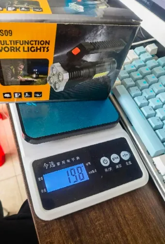 Vista 7 de Sentmoon Linternas LED recargables, linterna de camping portátil súper brillante, 4 modos de 2 tipos de luz, reflector grande para pesca, senderismo