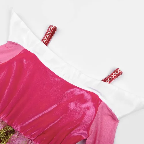 Vista 3 de Vgolar Vestido de princesa con hombros descubiertos disfraz de princesa para Halloween