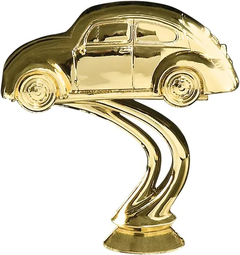 Vista 2 de Trofeos personalizados de Volkswagen Beetle de 6" - Premios Volkswagen Iconic Bug Car Trophy