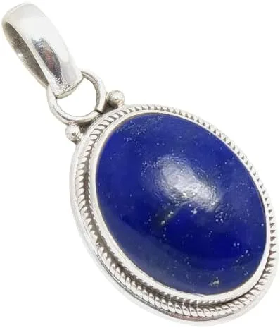 Vista 7 de Colgante de plata de ley 925 Joyería de plata hecha a mano para mujer, colgante de piedras preciosas naturales, regalo perfecto para ella