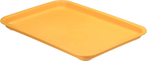 Vista 10 de PATIKIL Bandeja de comida rápida de 12 x 9, bandeja rectangular multiusos de plástico reutilizable para cafetería, restaurante, cocina en casa, Azul