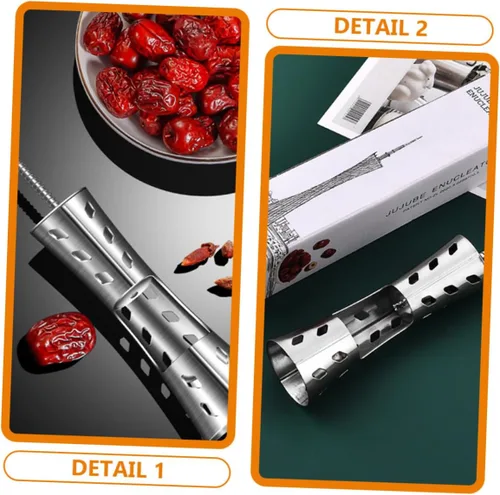 Vista 3 de LIFKOME Cherry Pitter Cherry Core Cherry Depitter Cherry Fruit Pitter Herramienta Corer y Pitter Red Date Pitter Vegetal Tool Plantador Deseeded