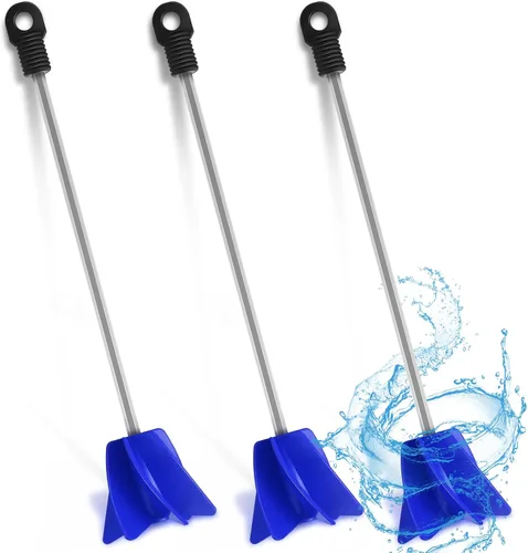 Vista 11 de Loosh 12 agitadores de pintura de 11 pulgadas para taladro, accesorio mezclador de pintura, mezclador epoxi hélice para resina de hormigón, paleta