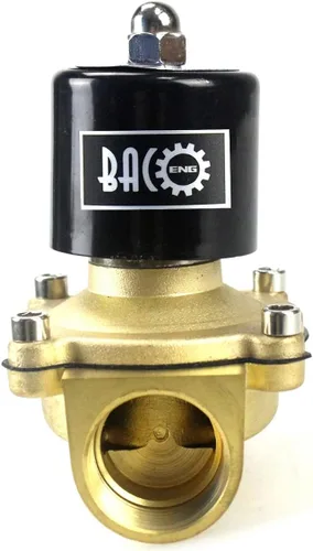 Vista 3 de BACOENG válvula solenoide eléctrica 1/4"-1" DC12 V NPT acero inoxidable/latón NC, 1