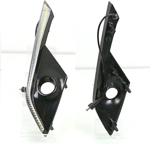 Vista 7 de BAKUGO 2 unids coche LED diurna luz antiniebla DRL luz de señal de giro para Mazda CX-3 CX3 2015 2016 2017 2018 2019 2020
