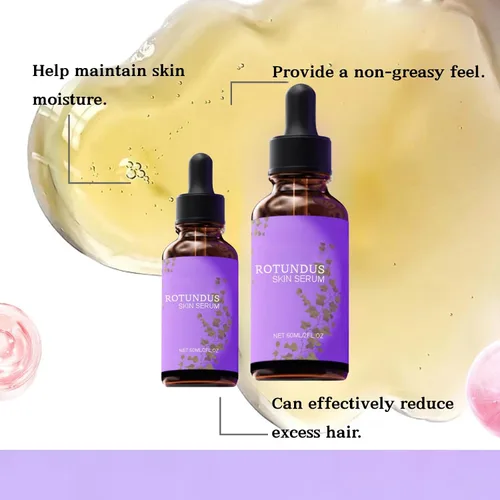 Vista 5 de 2 sueros para piel Rotundus, aceite Rotundus, esencia reparadora de depilación, aceite corporal hidratante natural, calmante y suave, adecuado