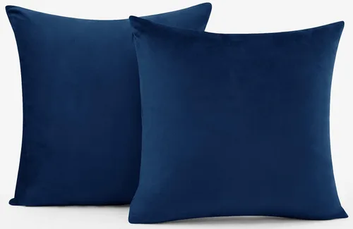 Vista 8 de Juego de 2 fundas de almohada decorativas de terciopelo de invierno con copos de nieve beige, 18 x 18 pulgadas, funda de cojín cuadrada