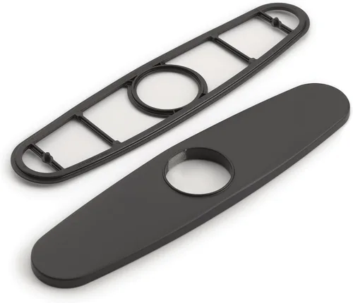 Vista 4 de Moen 141002 - Placa de cubierta para grifo de cocina para instalación de 3 agujeros, cromada
