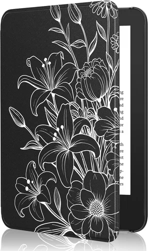 Vista 36 de MoKo Funda para Amazon Kindle Basic de 11ª generación 2024/2022 de 6", color negro mezclilla Cubierta ligera para Kindle Basic de 11ª