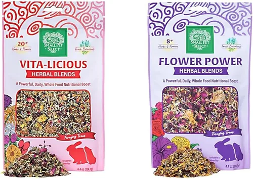 Vista 10 de Small Pet Select - Mezcla de hierbas Zen Tranquility, una golosina herbaria natural para conejos y cobayas, 4.4 onzas Natural Aromatic Herbal