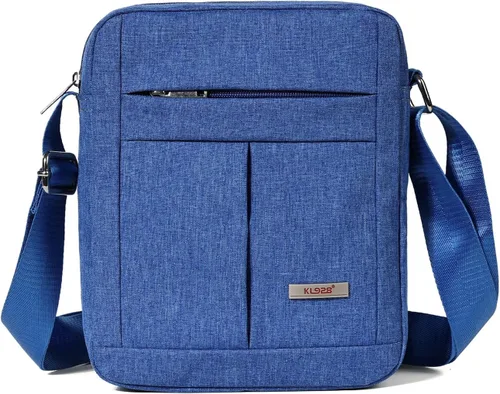 Vista 14 de KL928 Bolsa de mensajero para hombre – Bolso cruzado de hombro, bolsa de viaje para hombre, bolso casual para trabajo y negocios