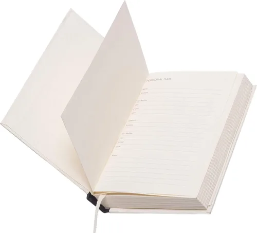 Vista 4 de De Kulture Menorah - Agenda de tareas ecológica hecha a mano, sin ácidos, lomo de cuero genuino, diario diario ideal para uso personal y de oficina