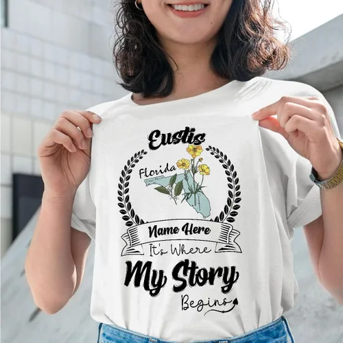 Vista 3 de Dinoz Camiseta It's Florida City Where My Story Begins