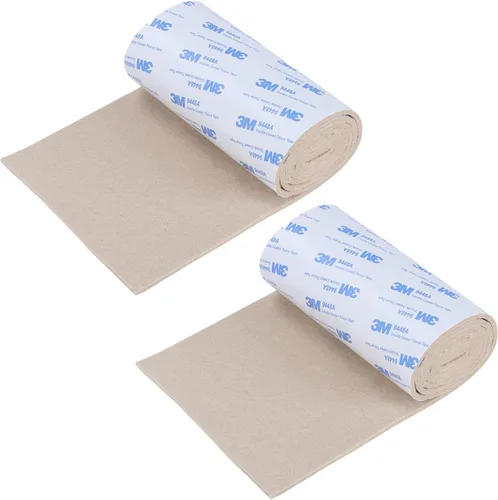 Vista 18 de Almohadillas de fieltro para muebles, cinta de fieltro cortable antideslizante autoadhesiva beige, rollo de tiras de fieltro de alta resistencia